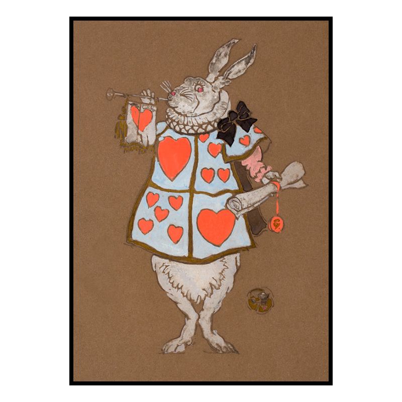 White Rabbit — Costume Design for Alice in Wonderland William Penhallow Henderson (1915)