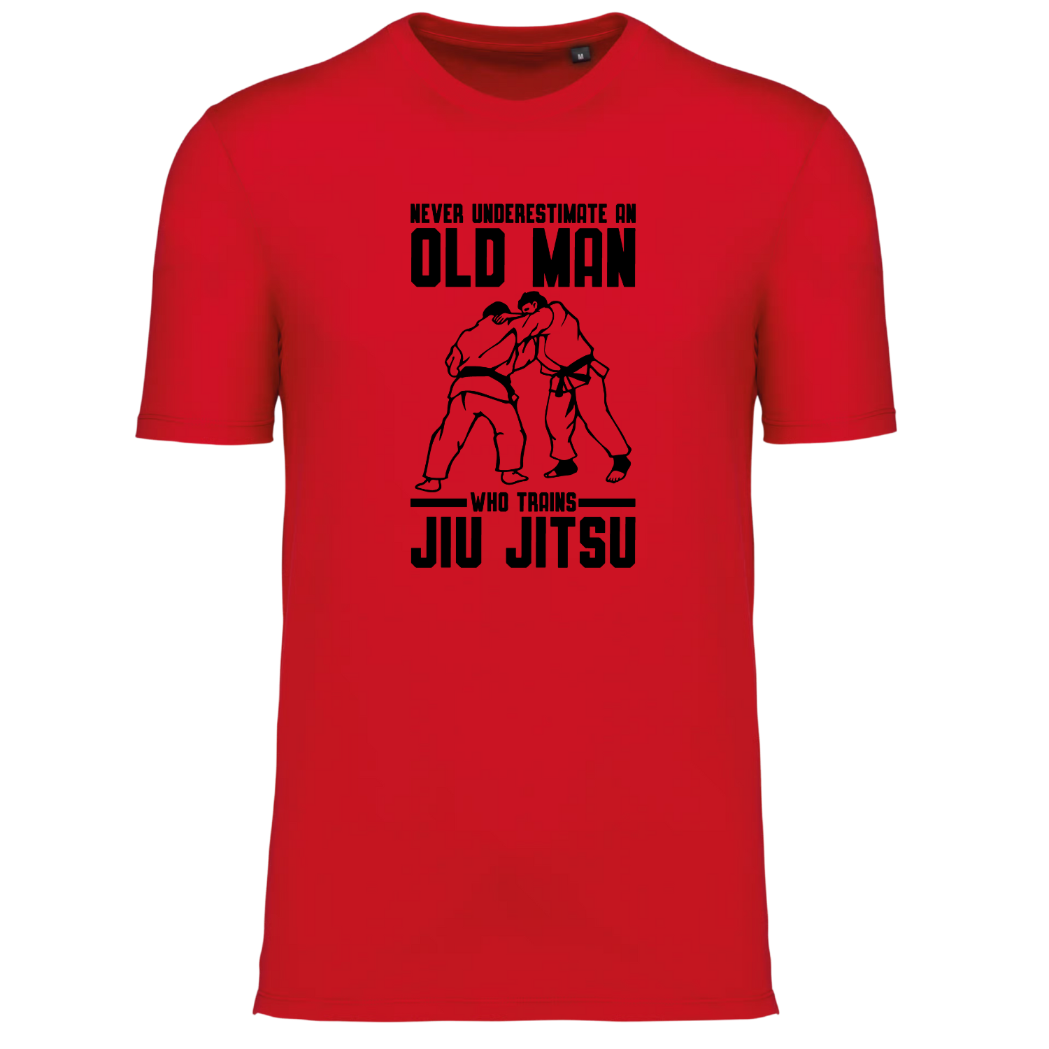 NEVER UNDERESTIMATE AN OLD MAN WHO TRAINS JIU JITSU (verschillende kleuren)