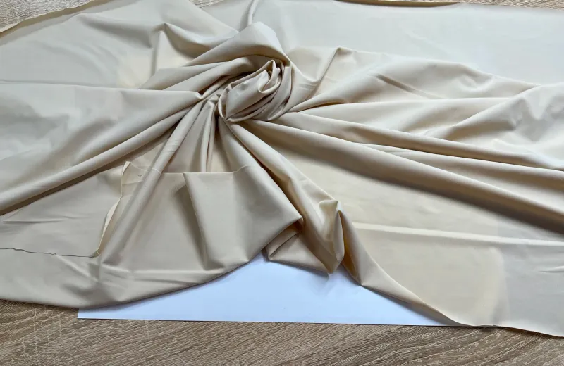 Beige Microfiber 4 way stretch