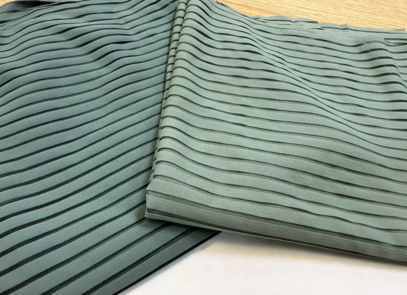 Striped Microfiber 4 way stretch