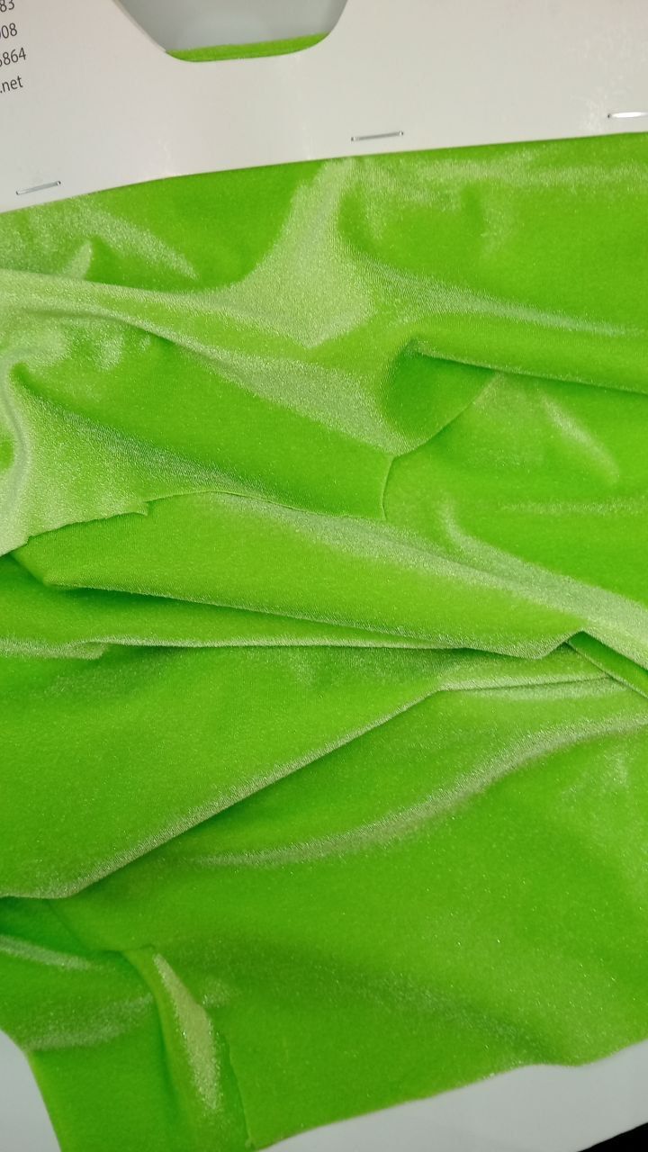 Stretch micro‑velvet