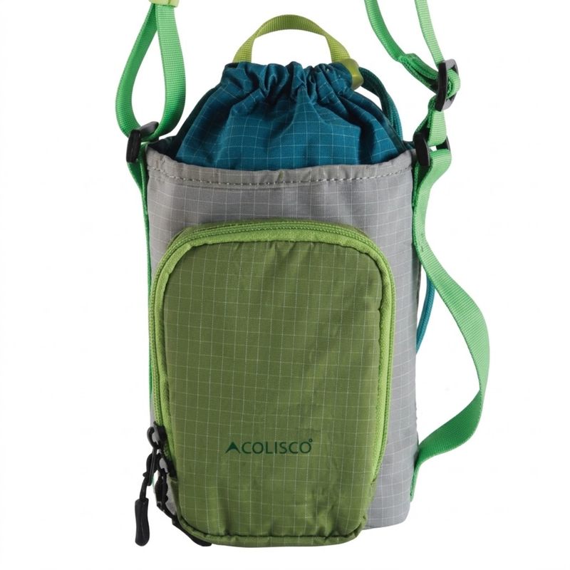Colisco Green Bottle Bag I Lightweight Insulated Water Bottle Carrier