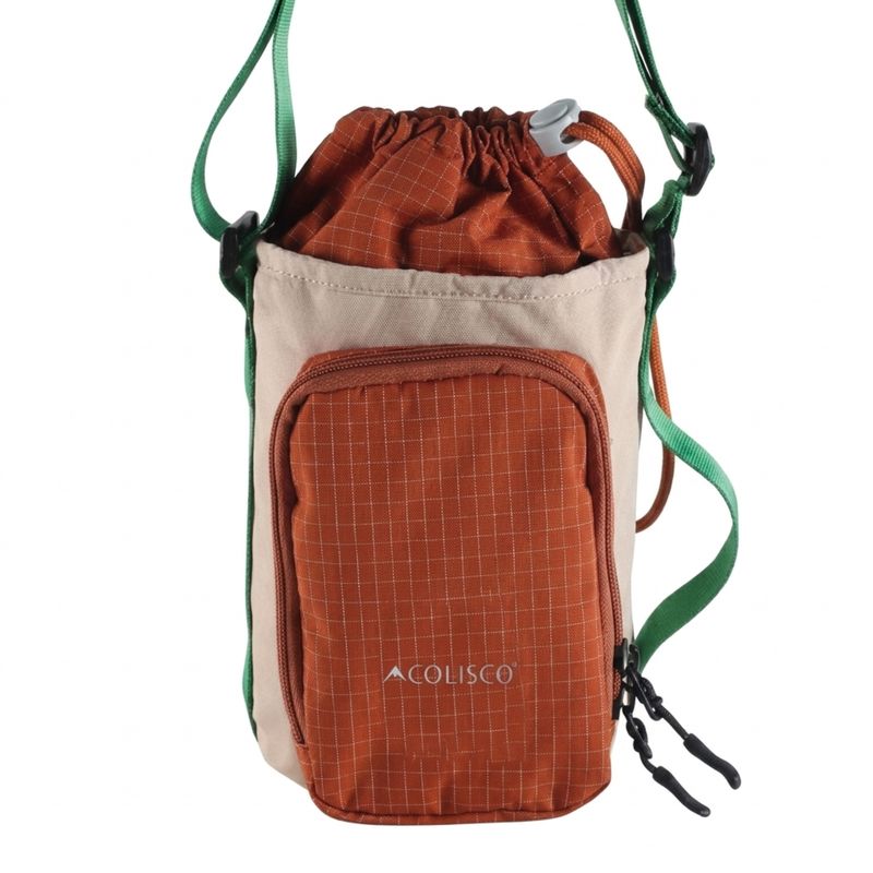 Colisco Bottle Bag II Lightweight Orange Water Bottle Carrier