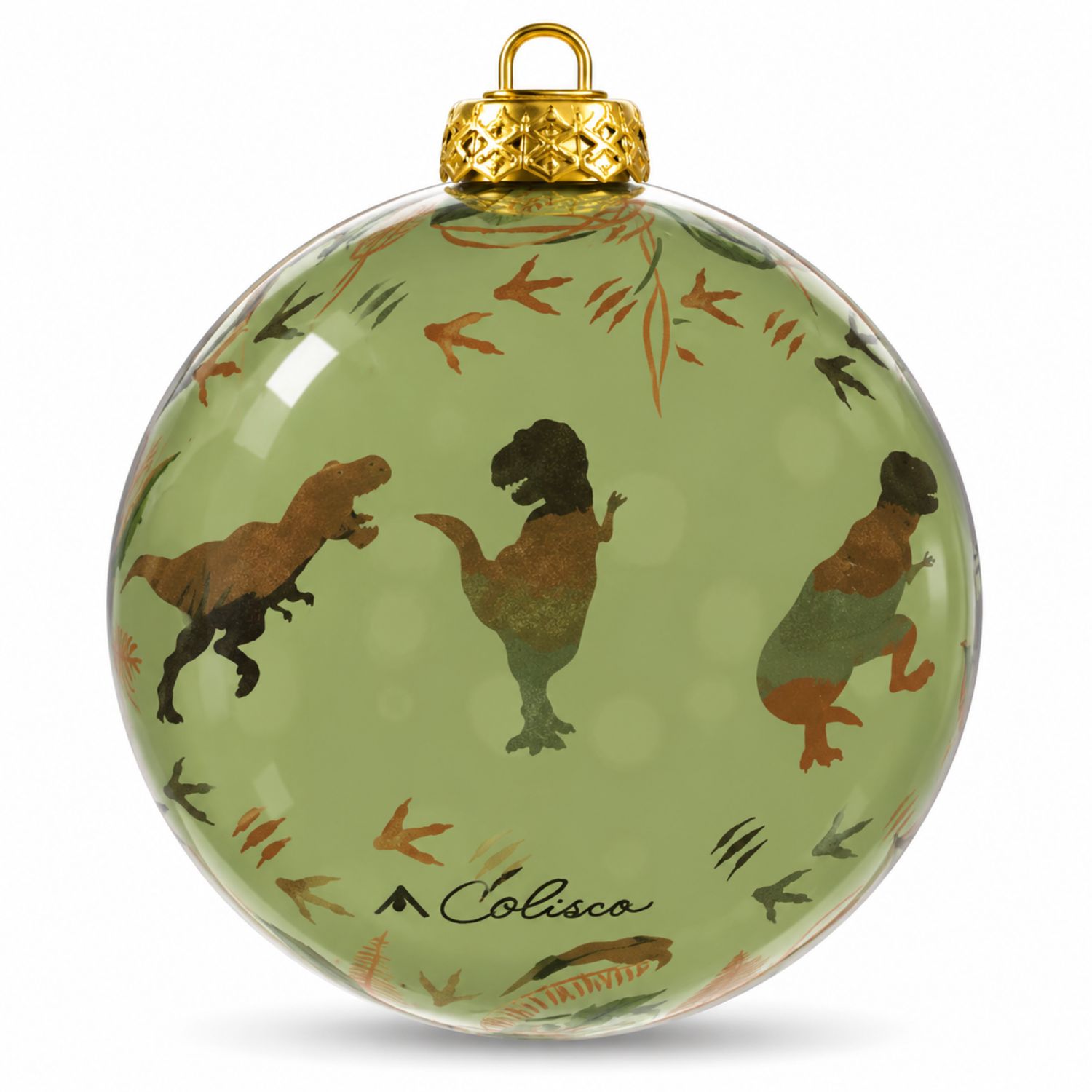 Colisco Wyoming Dinosaur Center Hand Painted Ornament