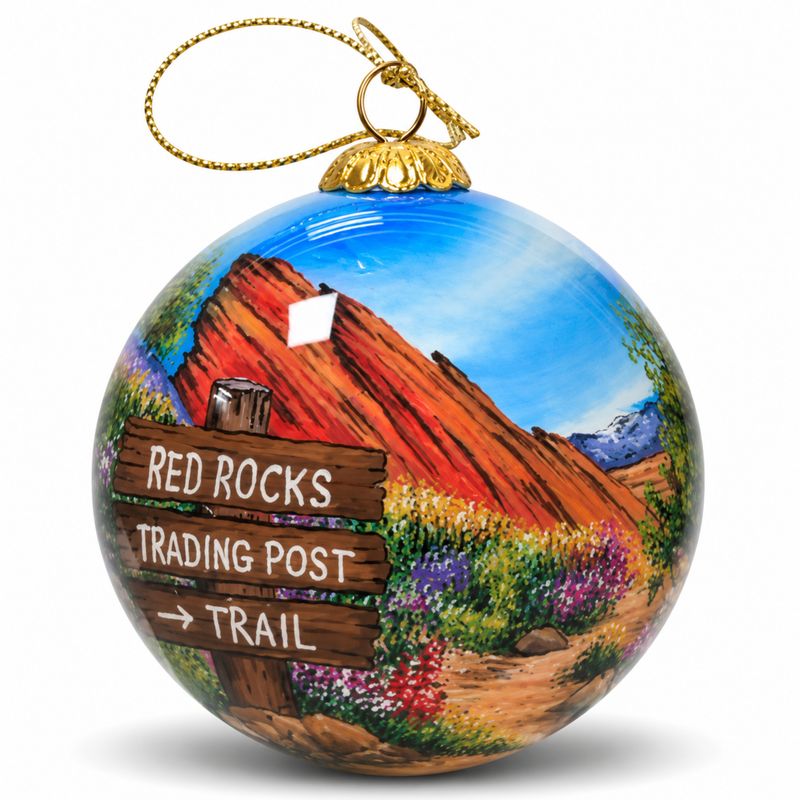Colisco Red Rocks Trading Post Trail Ornament