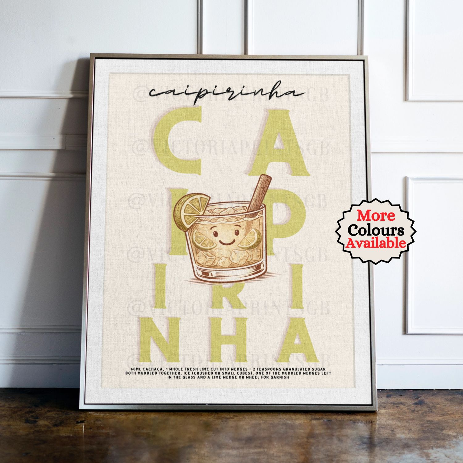 Caipirinha Cocktail Print