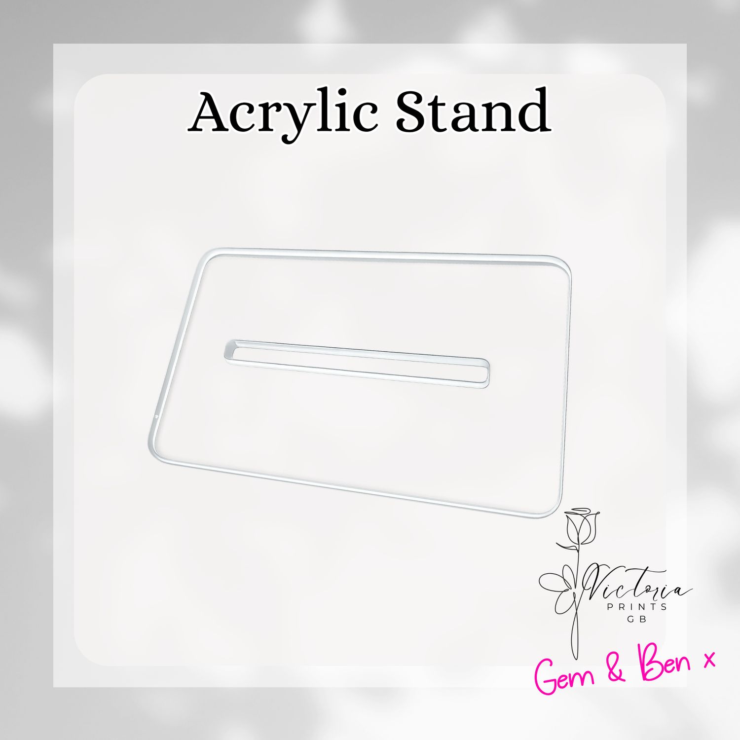 Acrylic Stand for LED Neon Signs