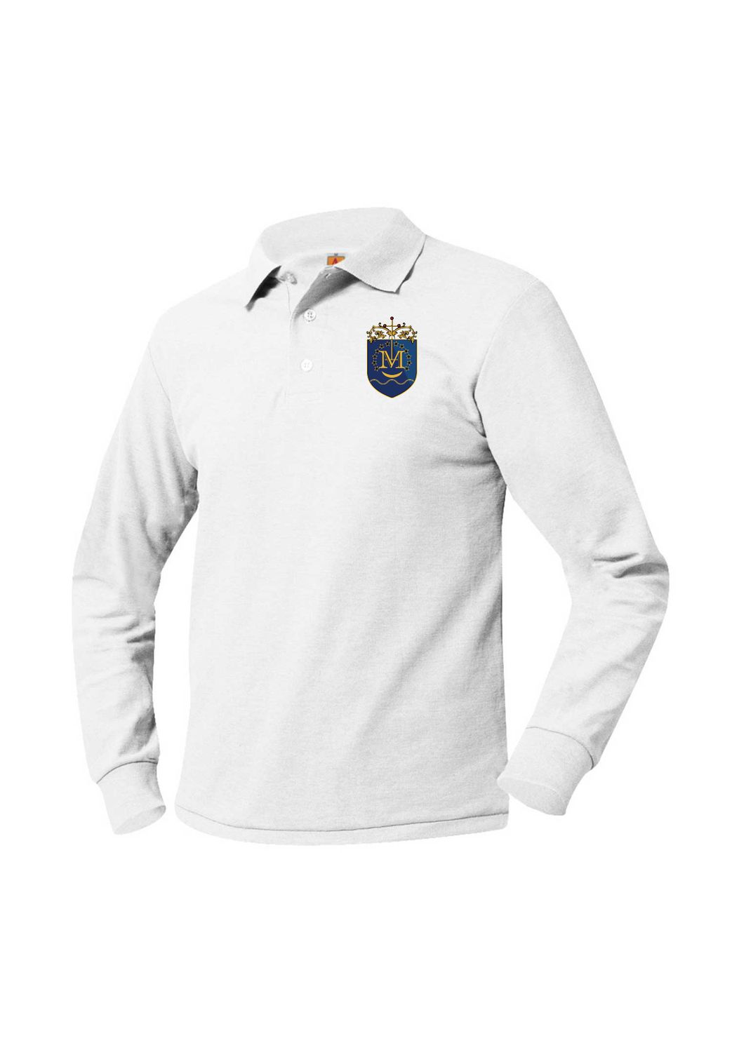 Long Sleeve Pique Polo - MOSS