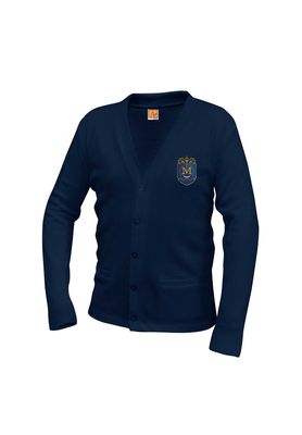 V-Neck Cardigan Sweater - MOSS