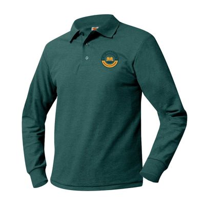 Long Sleeve Pique Polo - AAI