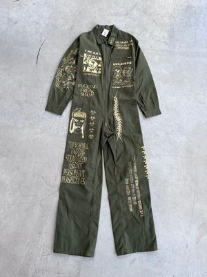 Jumpsuit Alternative Fashion Serigraphy