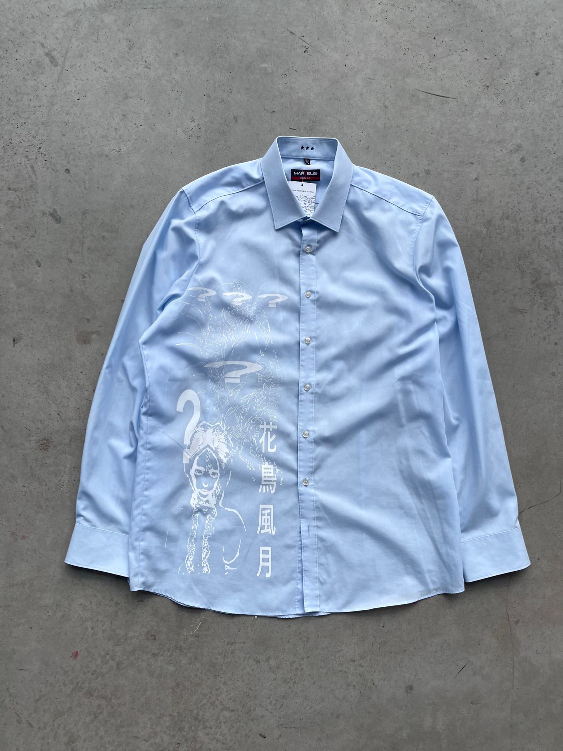 Blue Shirt Alternative Fashion Serigraphy