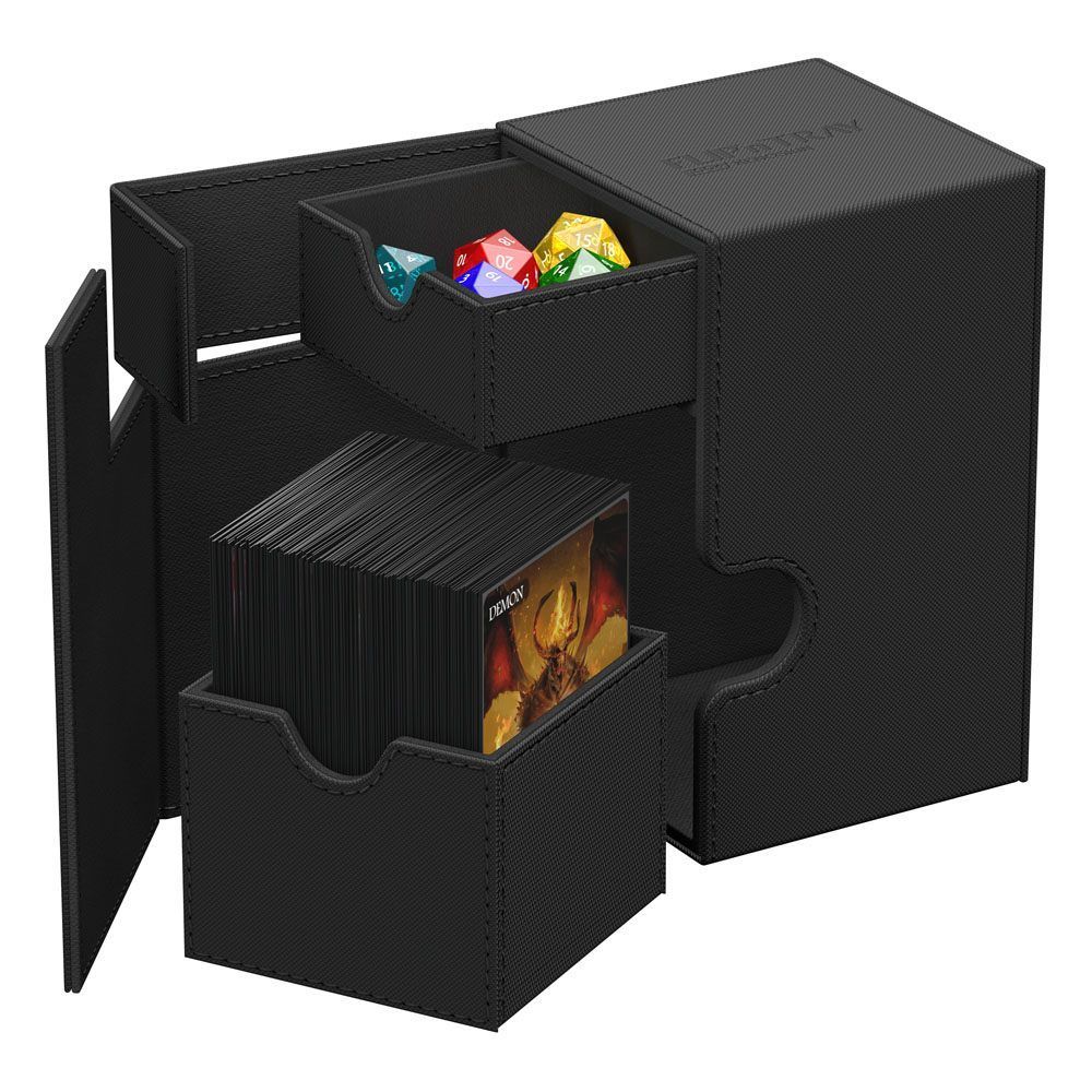 Ultimate Guard Flip'n'Tray 100+ Xenoskin - Black Ultimate Guard Flip'n'Tray 100+ Xenoskin - Black