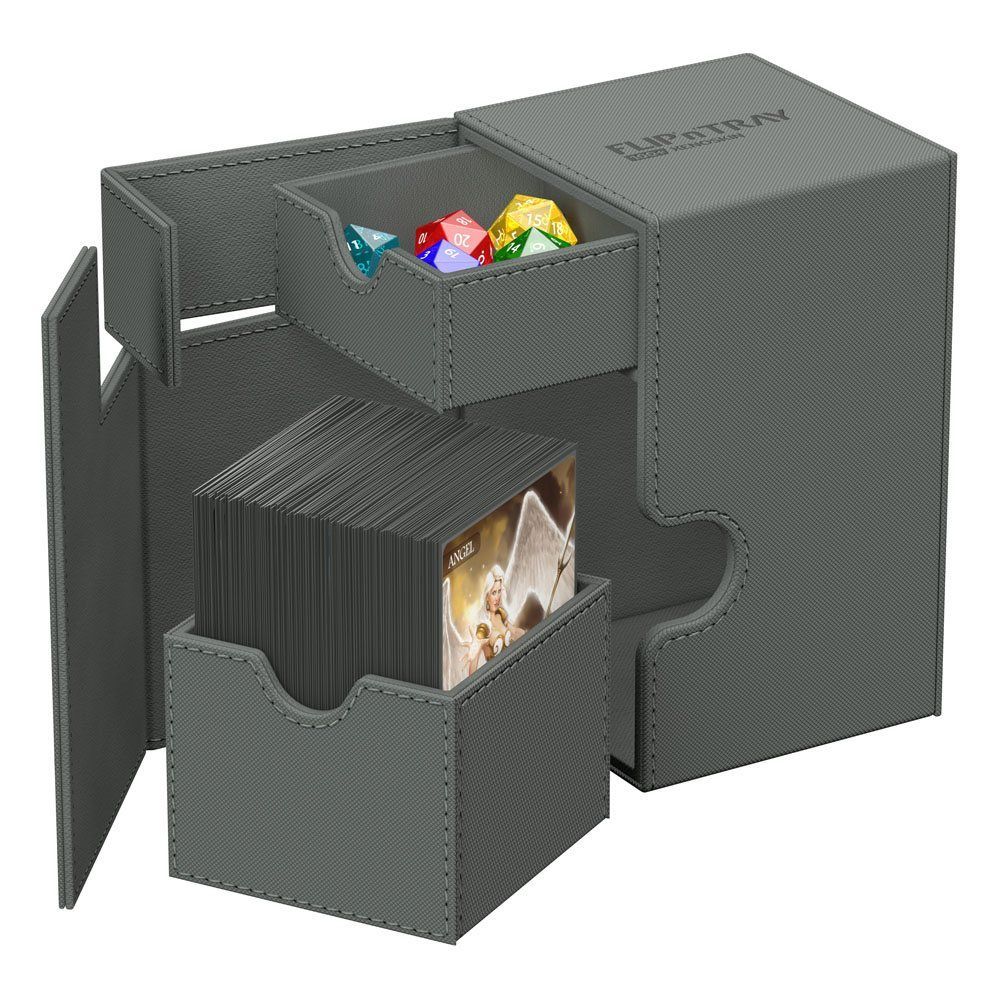 Ultimate Guard Flip'n'Tray 100+ Xenoskin - Grey Ultimate Guard Flip'n'Tray 100+ Xenoskin - Grey