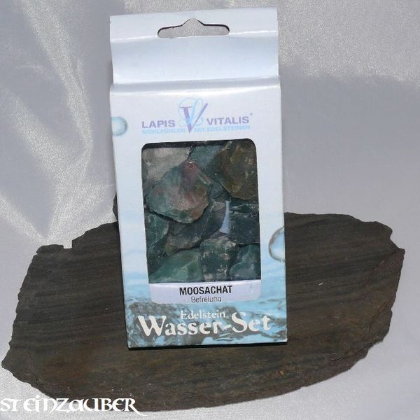 Original Moosachat water stones from Lapis Vitalis®