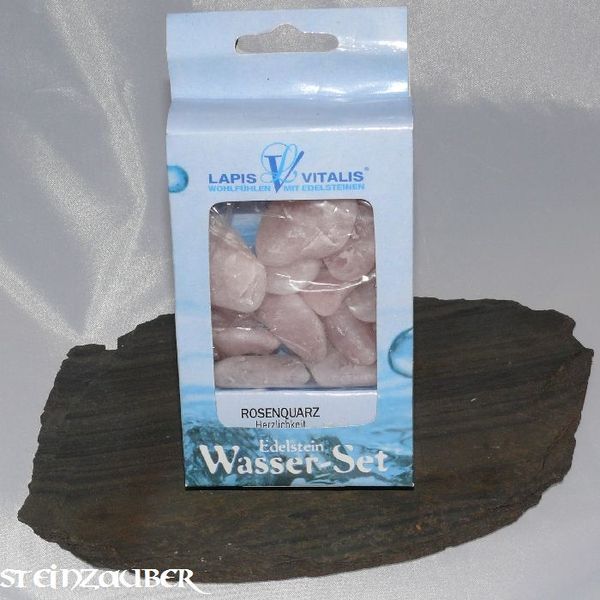 Original rose quartz water stones from Lapis Vitalis®