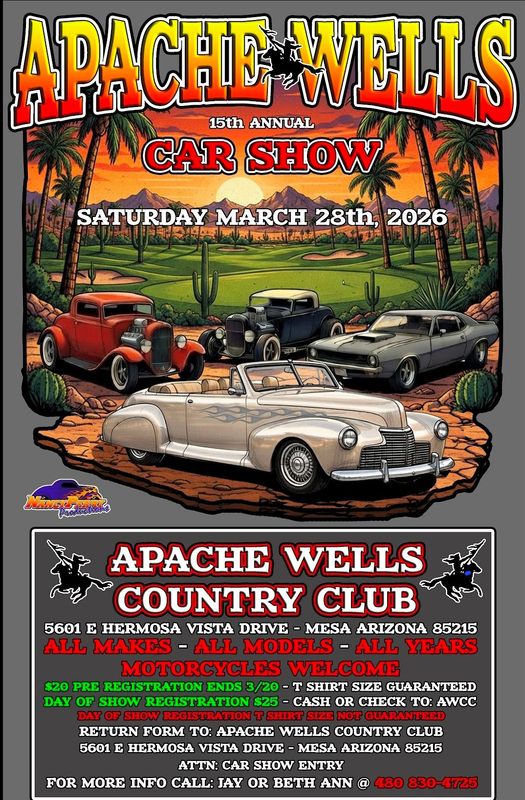 Apache Wells Car Show Registration