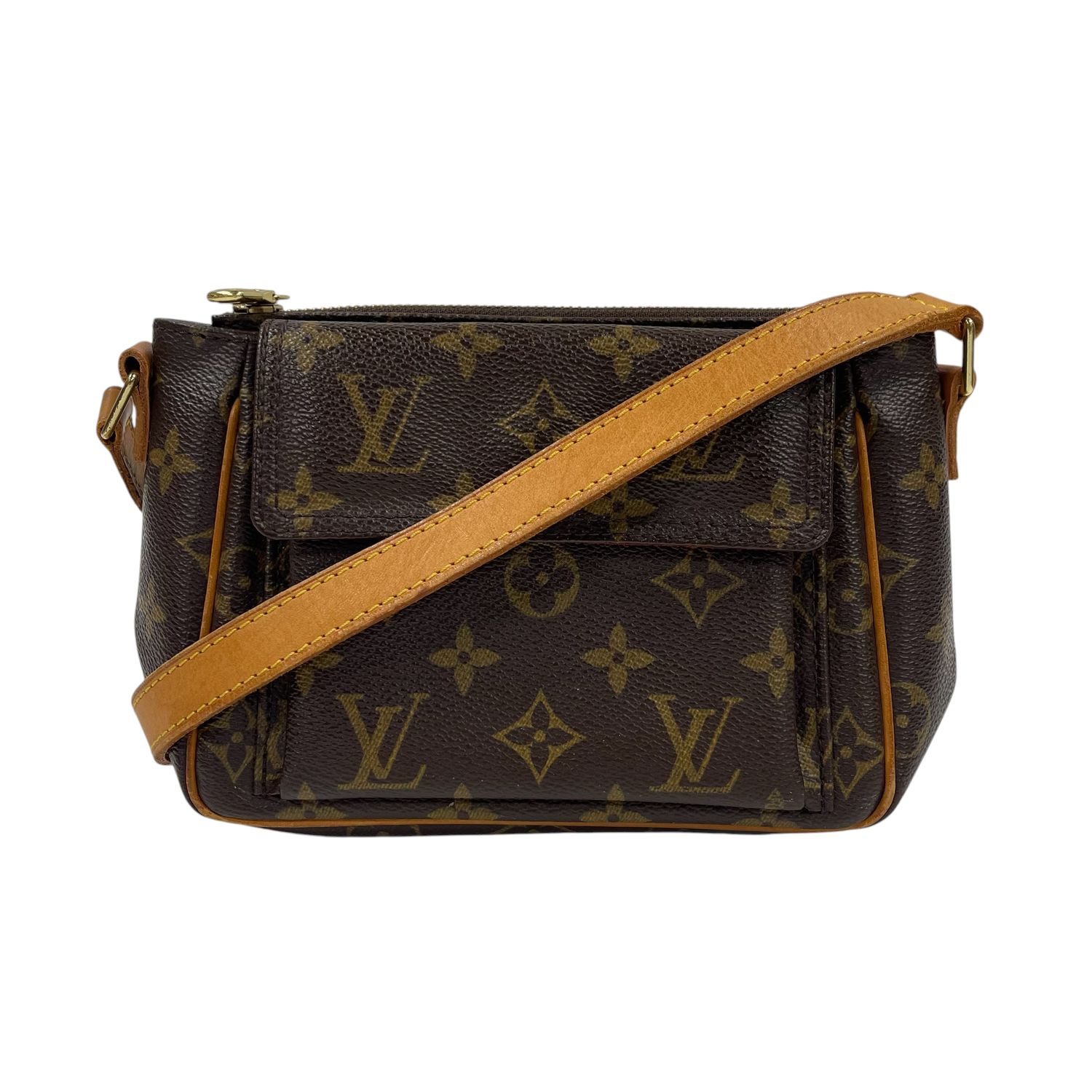 LOUIS VUITTON VIVA-CITÉ PM MONOGRAM SHOULDER BAG BY MARC JACOBS BROWN 2004
