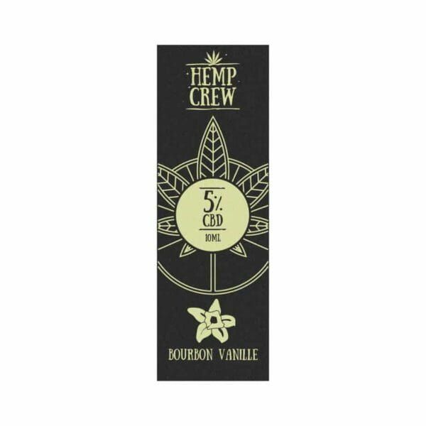 Hemp Crew – Bourbon Vanille – CBD Öl 5% / 10% (500mg / 1.000mg) – 10ml
