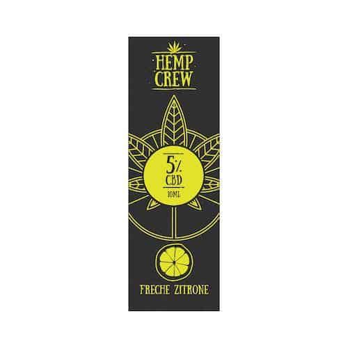 Hemp Crew – Freche Zitrone – CBD Öl 5% / 10% (500mg / 1.000mg) – 10ml