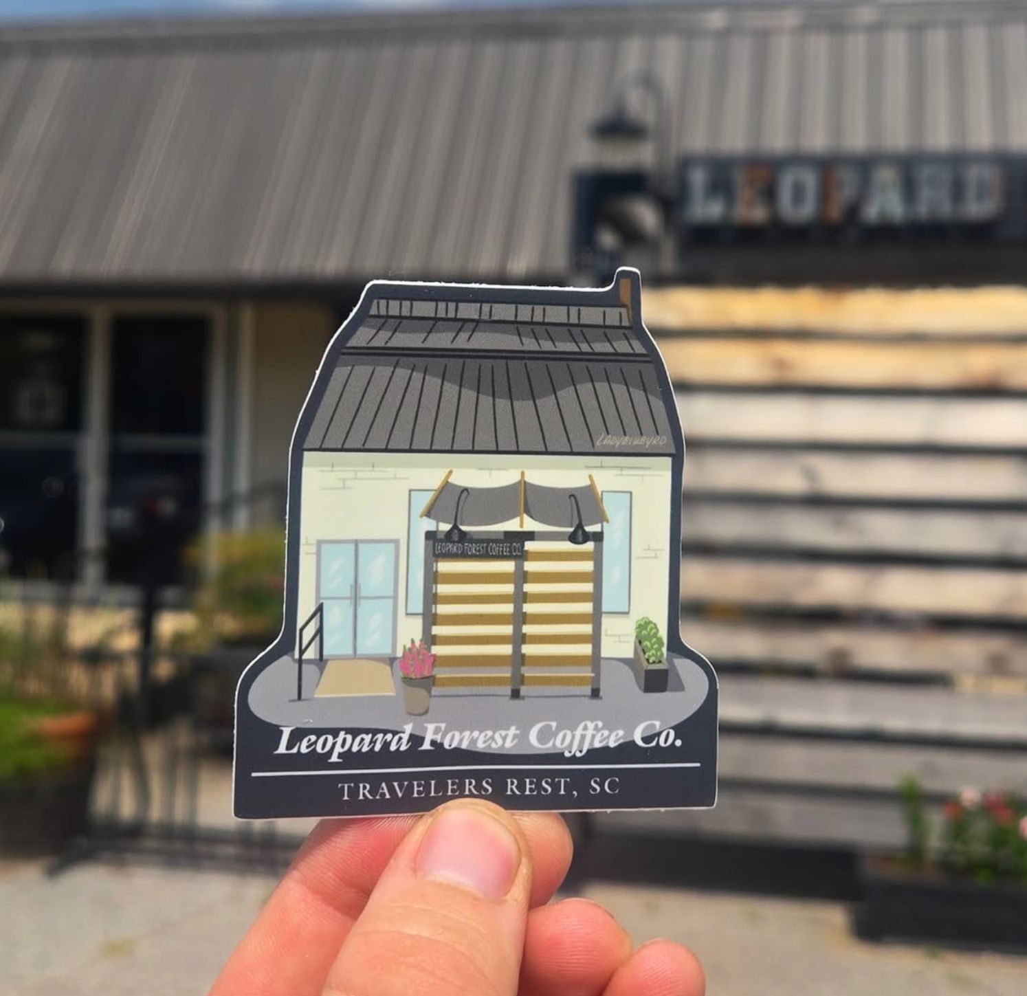 LFC Coffee Shop Sticker