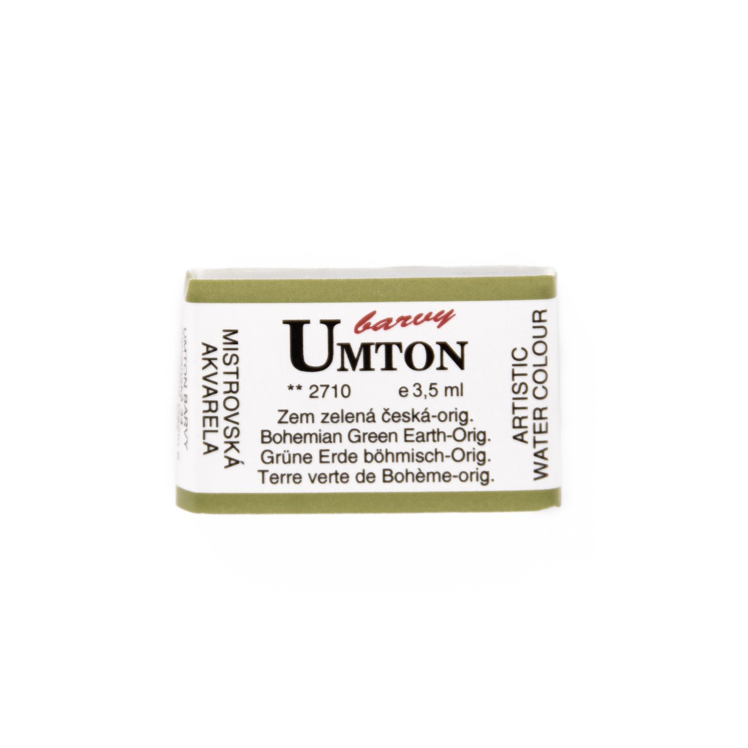 UMTON. Bohemian Green Earth Original Watercolour – 3.5 ml (Shade 2710) – Buy in Cyprus