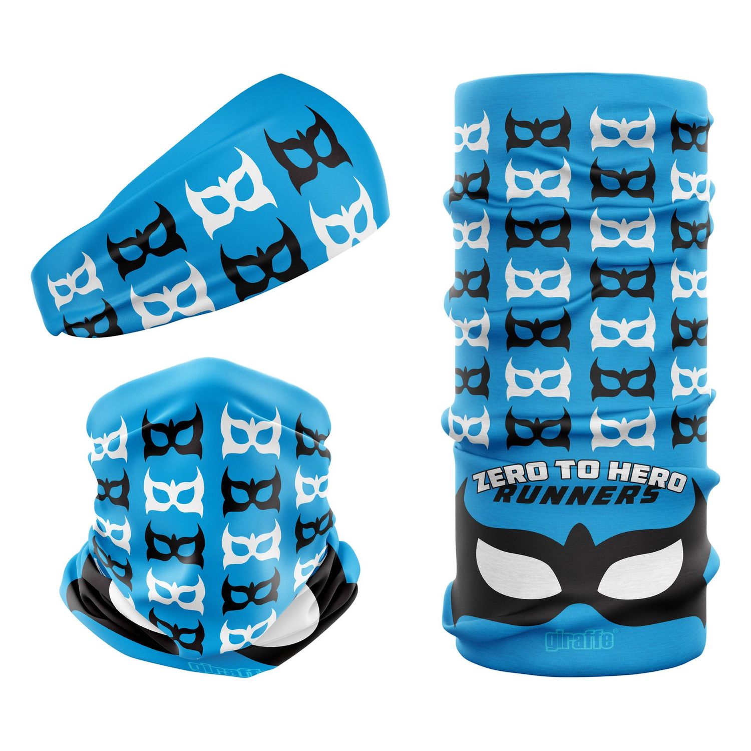 Zero To Hero Blue Runners snood Zero To Hero Blue Runners snood