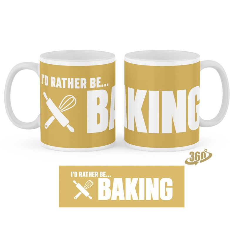 I'd rather be baking 11oz ceramic mug I'd rather be baking 11oz ceramic mug