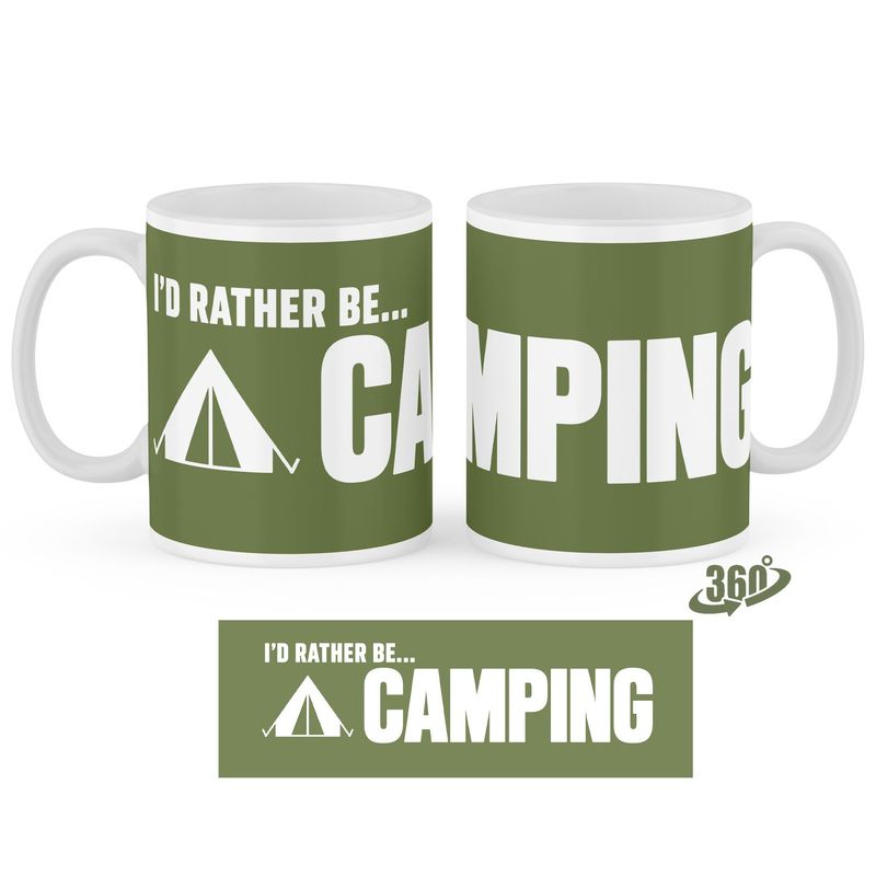 I'd rather be camping 11oz ceramic mug I'd rather be camping 11oz ceramic mug