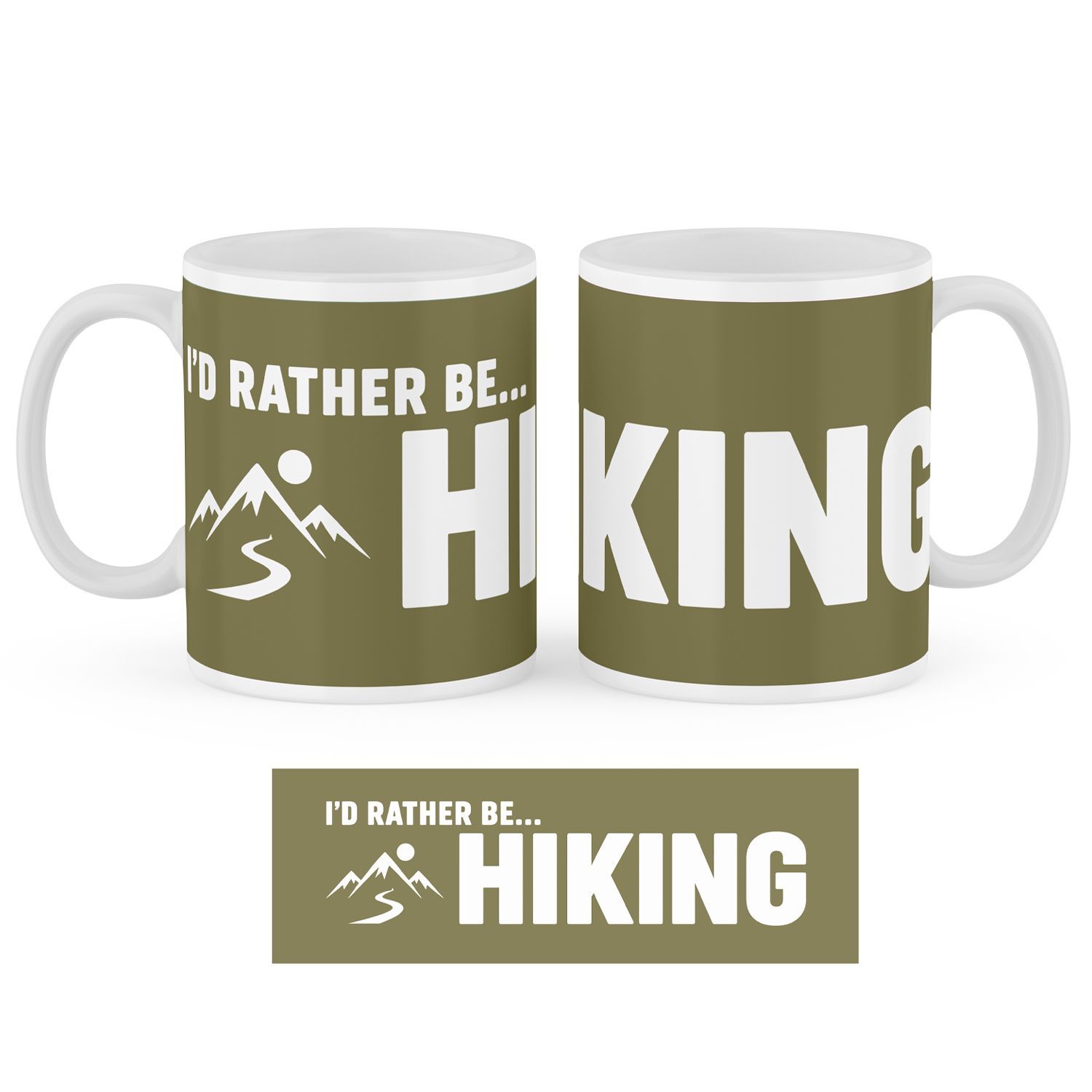 I'd rather be hiking 11oz ceramic mug I'd rather be hiking 11oz ceramic mug
