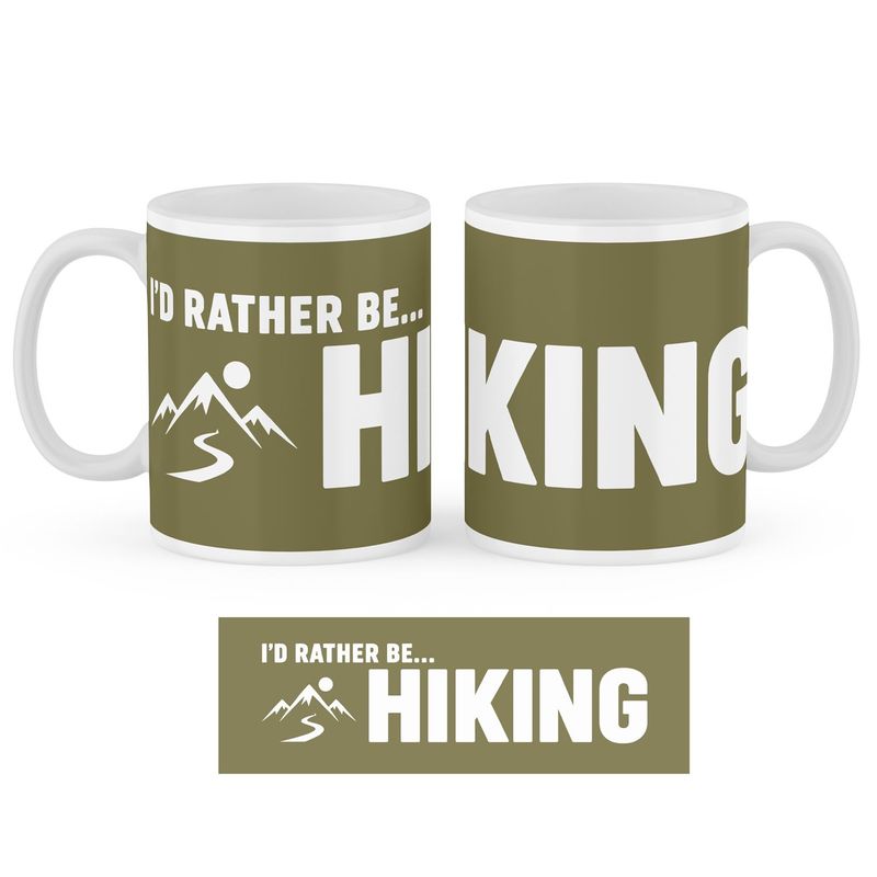 I'd rather be hiking 11oz ceramic mug I'd rather be hiking 11oz ceramic mug