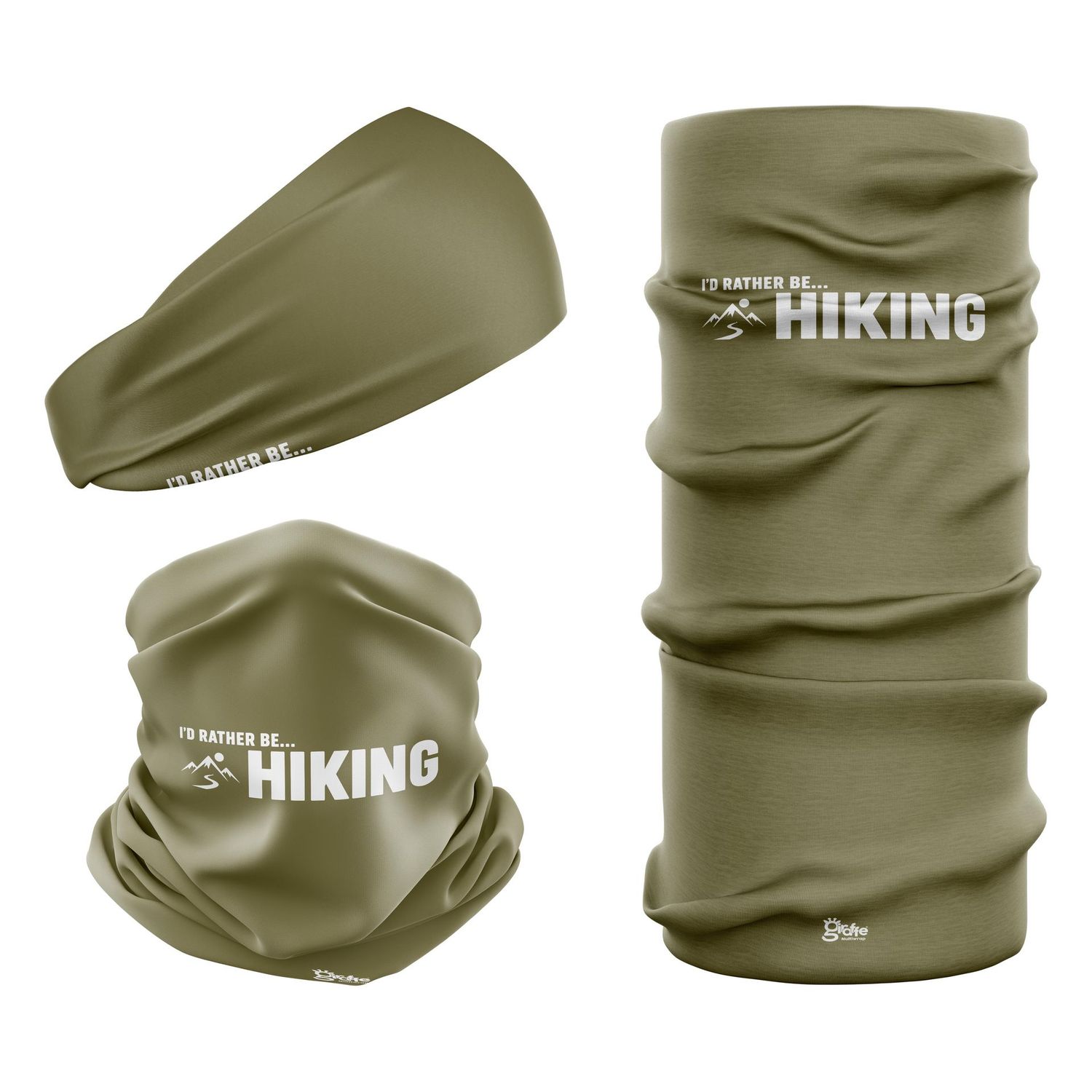 I'd Rather be hiking snood headwear