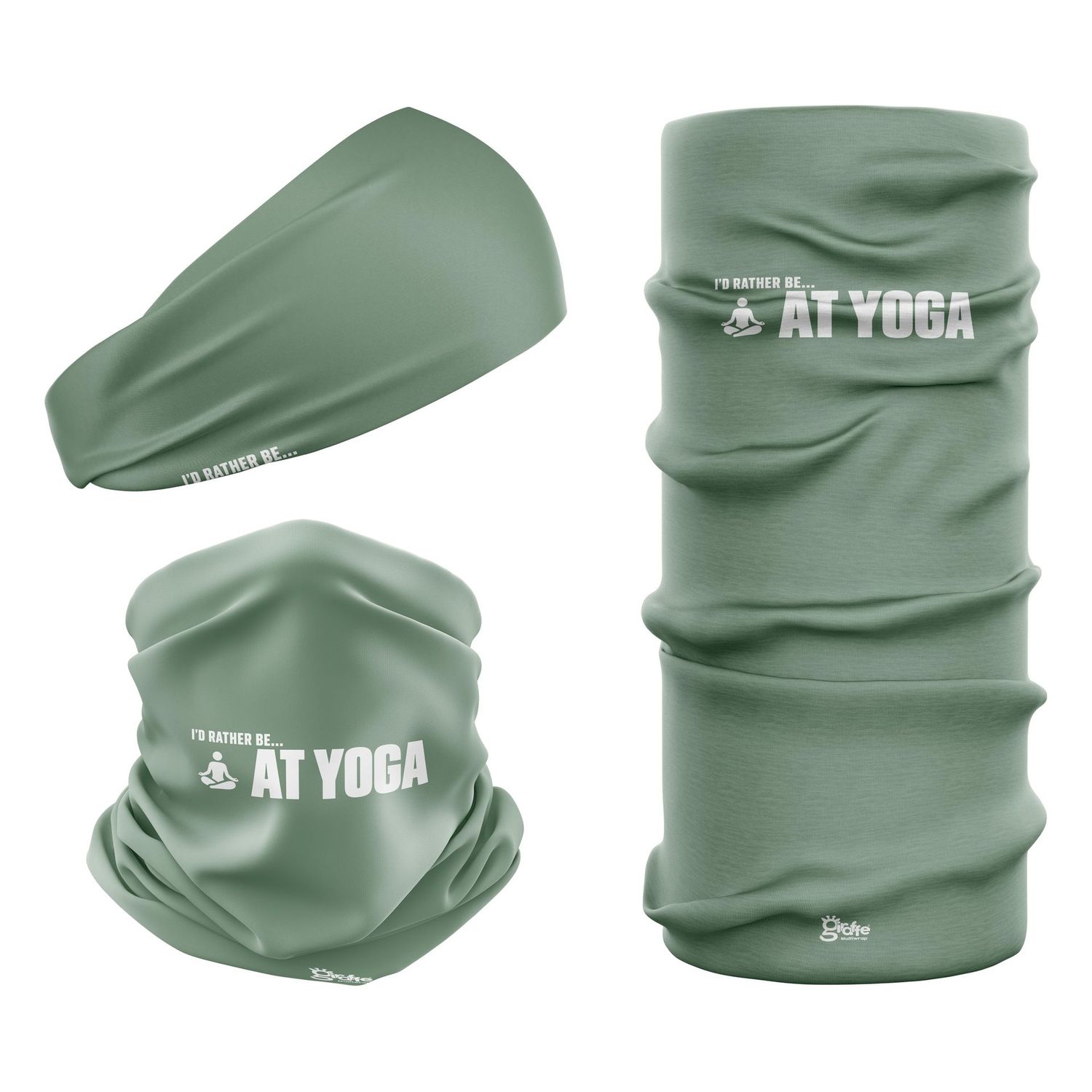 I'd Rather be at Yoga snood headwear
