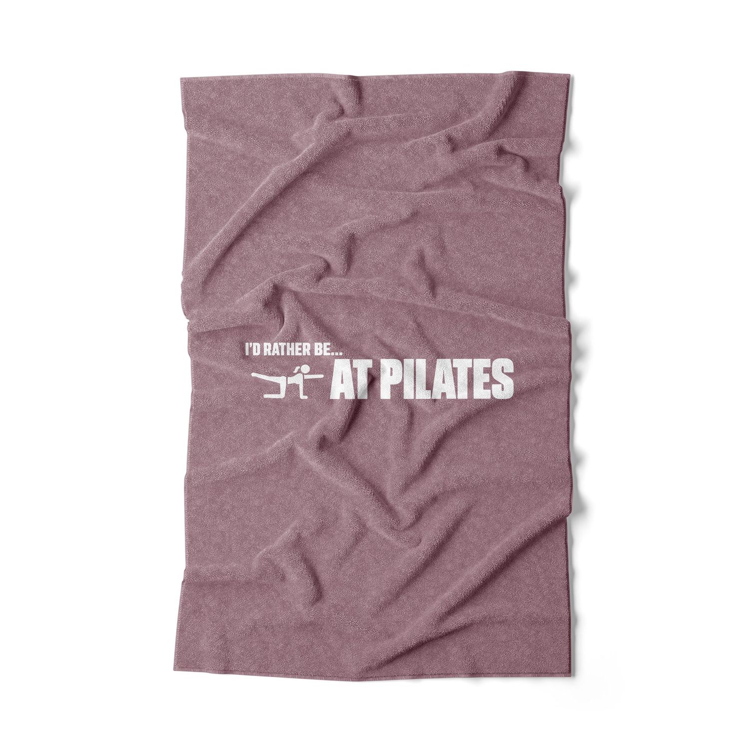 I'd rather be at pilates hand towel I'd rather be at pilates hand towel