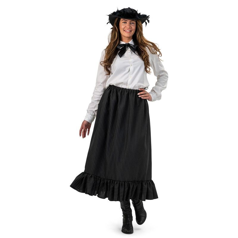 Rock Nadelstreifen Bauernhochzeit Frauen