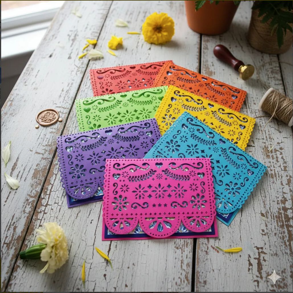 DIY Sobre Corte Laser D 1318-095 Mexicana