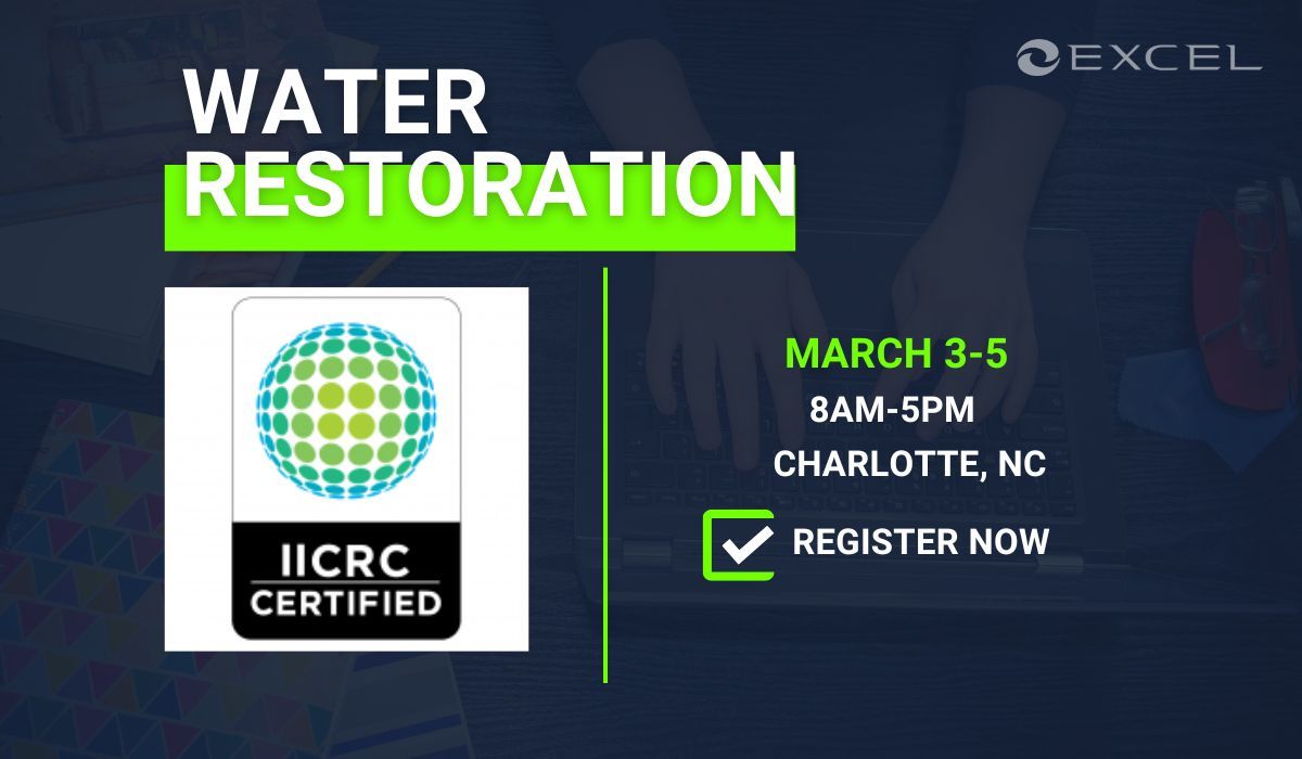 IICRC Water Remediation Technician - Charlotte - March 2026