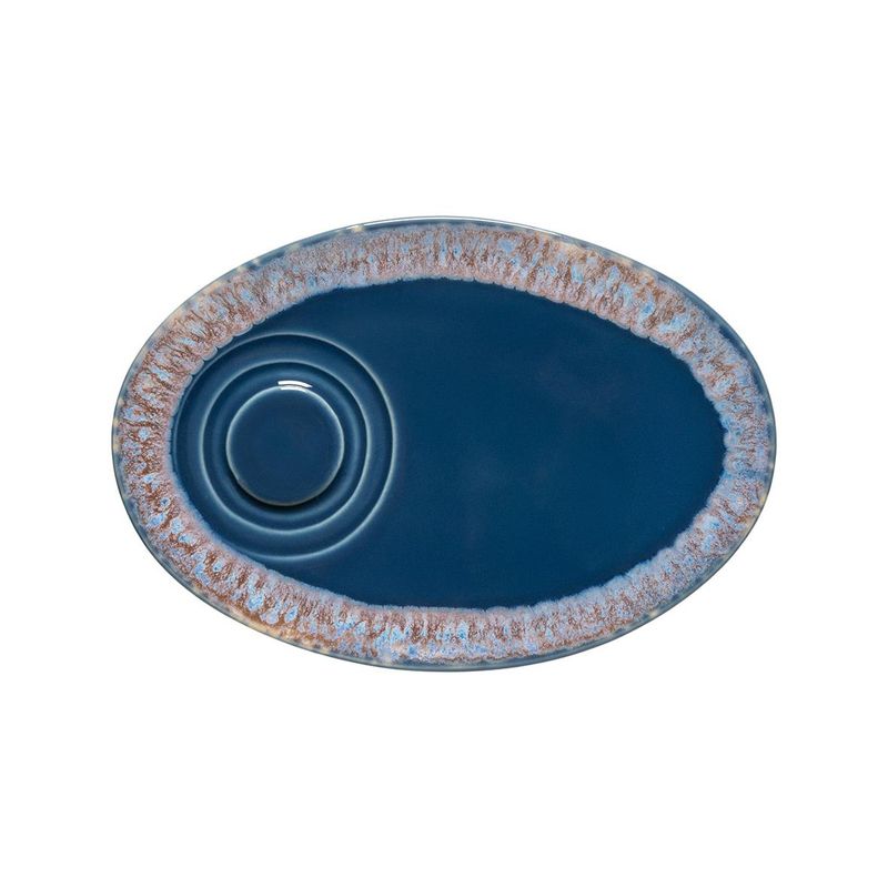 Grespresso Ovale Schotel 19,7×13,5 cm. Denim Blue 100.1338.3 100.1338.3