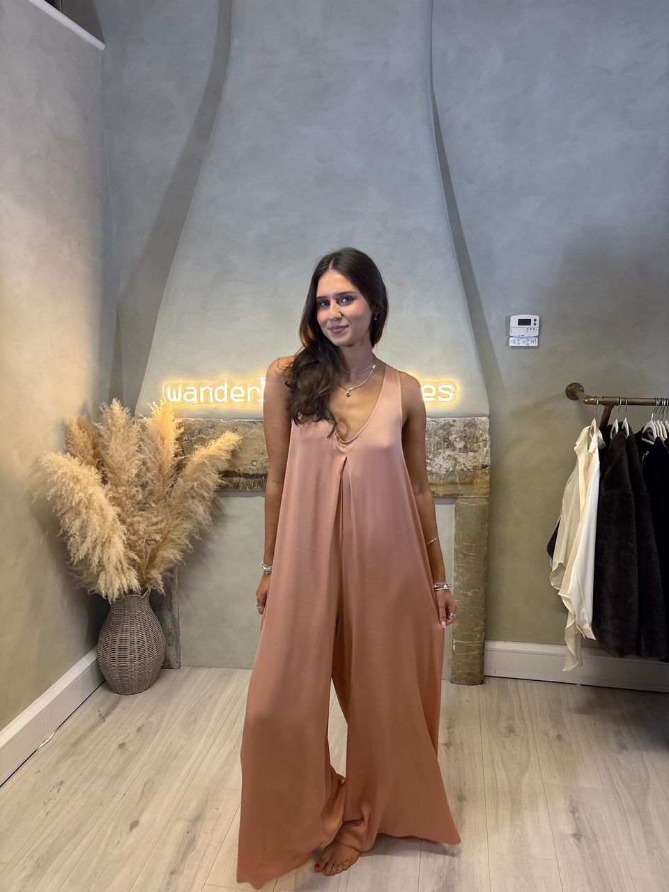 Nouvelle SILK95FIVE Joburg Jumpsuit Sand