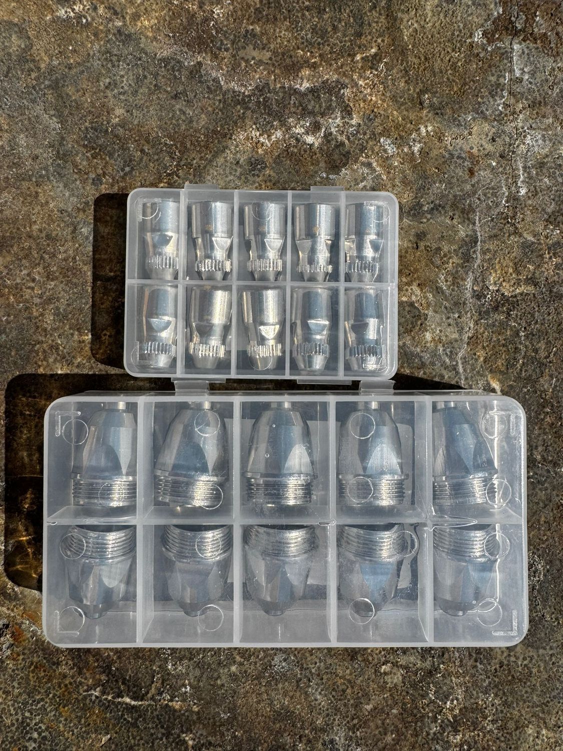 10 Düsen 1.1mm und 10 Elektroden für P80 Plasmabrenner