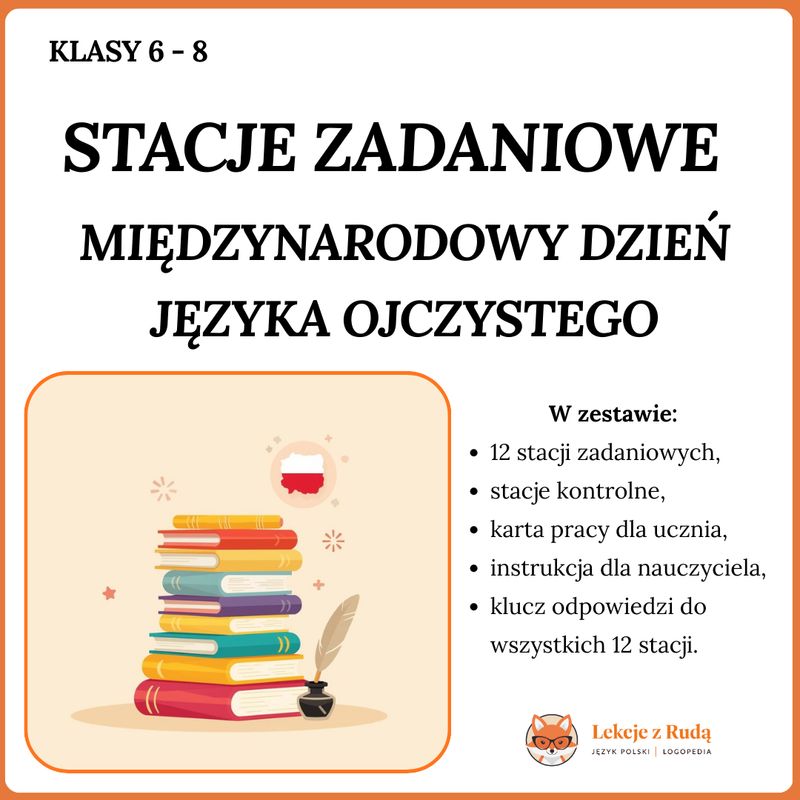 Stacje zadaniowe - Międzynarodowy Dzień Języka Ojczystego