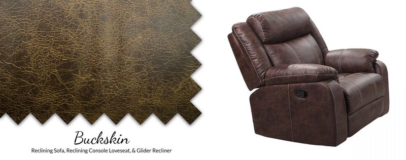 Chaise Glider Buckskin Recliner