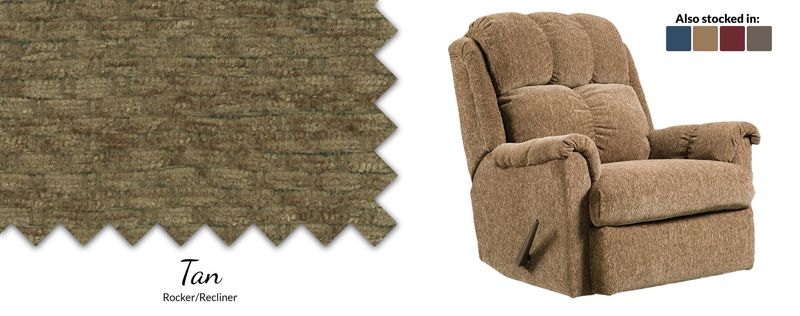 Tahoe Brown Rocker Recliner