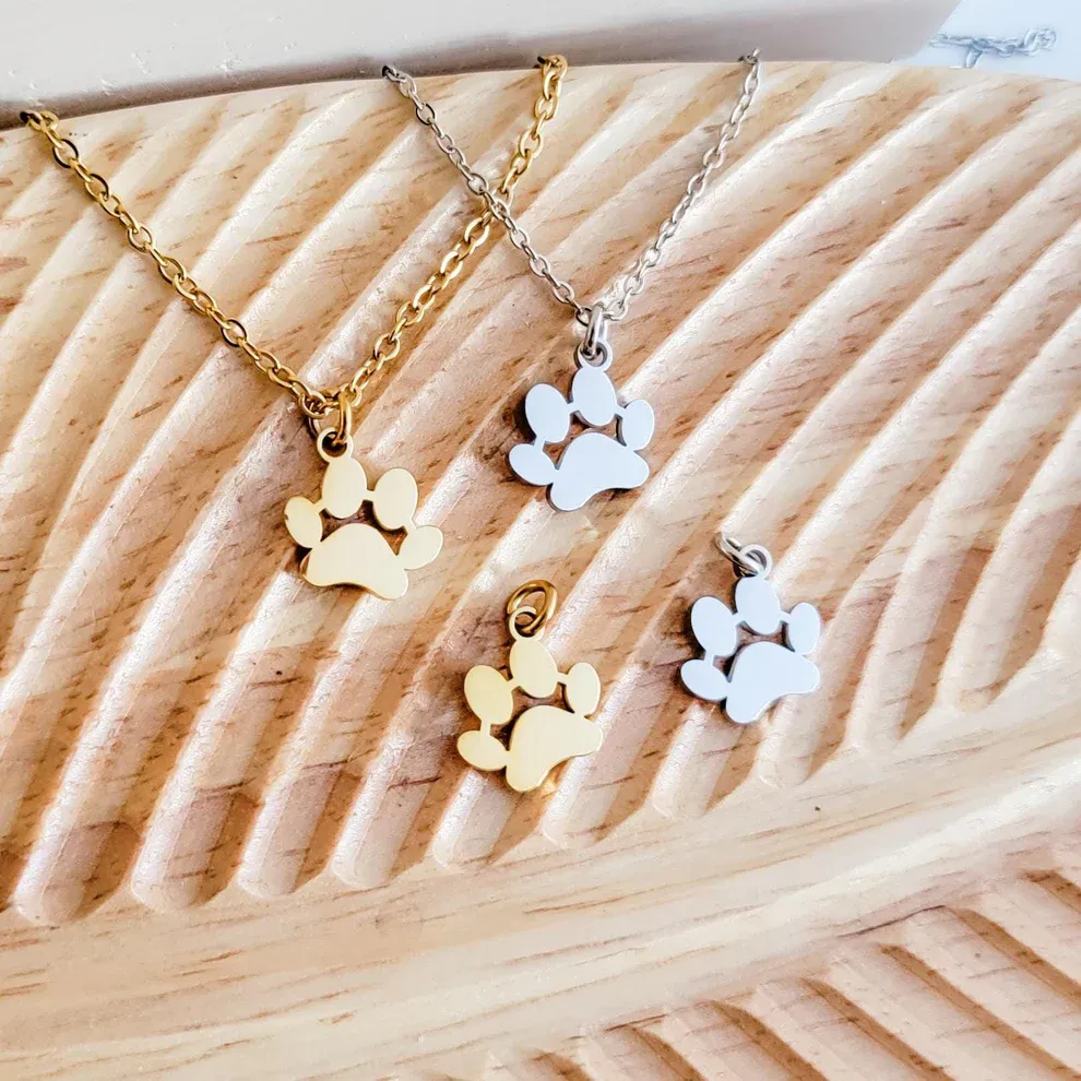 Mini Paw Print Necklace