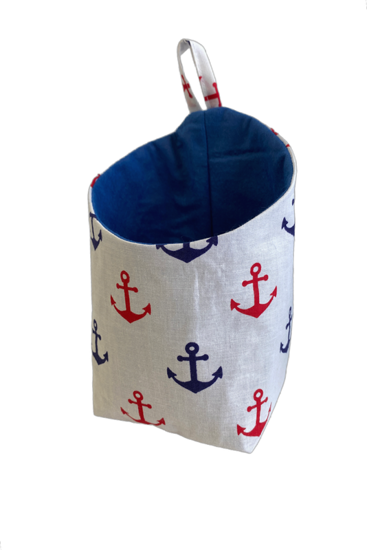 3er-Set Hänge-Utensilo mit Ankerdesign