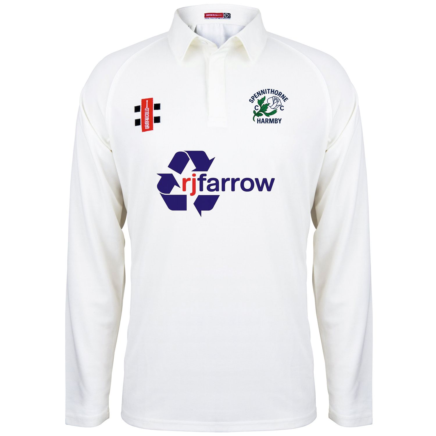Spennithorne Harmby Matrix V2 Long Sleeve Cricket Shirt Spennithorne Harmby Matrix V2 Long Sleeve Cricket Shirt