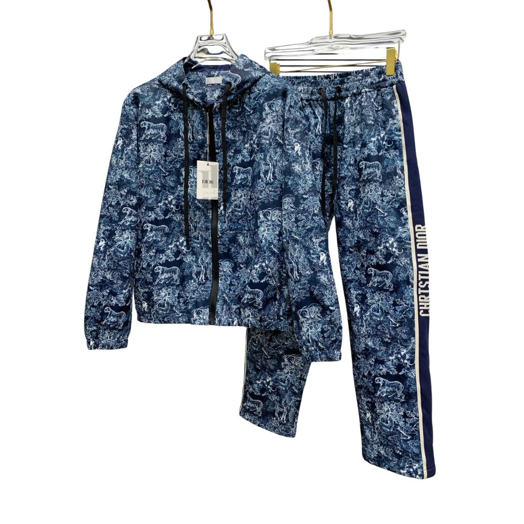 Christian Dior 2pc Set - Zip-up Hoodie &amp; Sweatpants