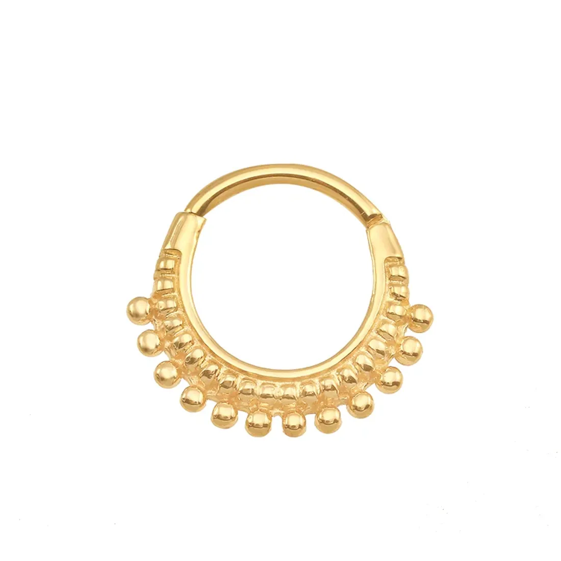 Norvoch 14K Solid Gold Puja Clicker Ring Norvoch 14K Solid Gold Puja Clicker Ring