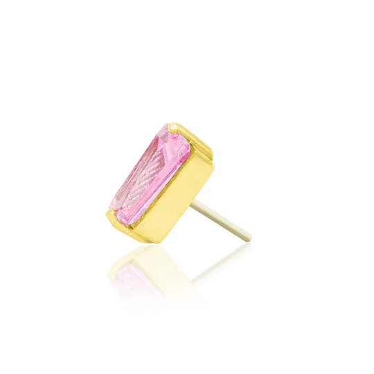 Junipurr 14K Solid Yellow Gold Threadless Heidi