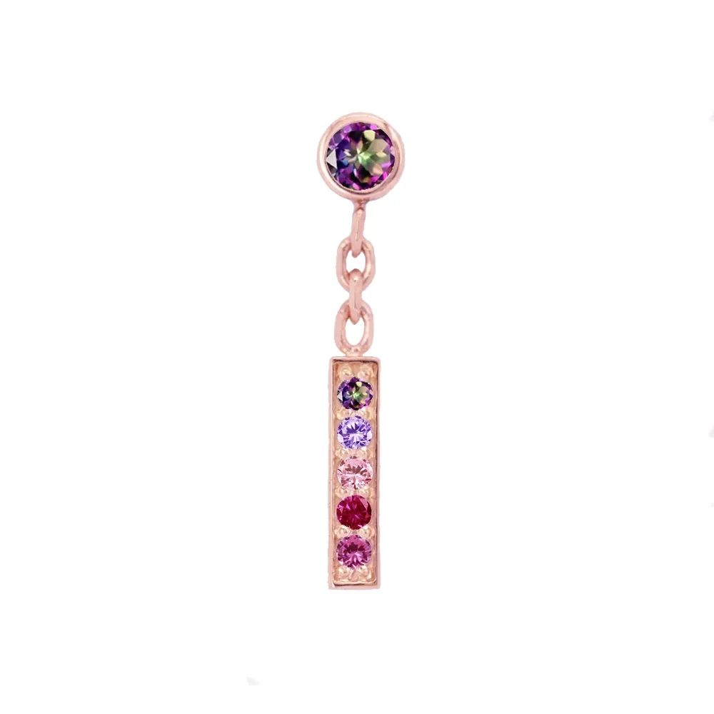 Auris 18K Solid Rosegold Threaded Procion Auris 18K Solid Rosegold Threaded Procion